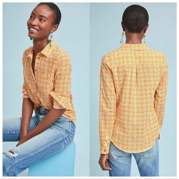 Anthropologie Petrin Maeve blouse size 6 - Picture 1 of 9